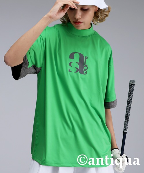 tシャツ 「STCH」切り替えロゴトップス レディース メンズ