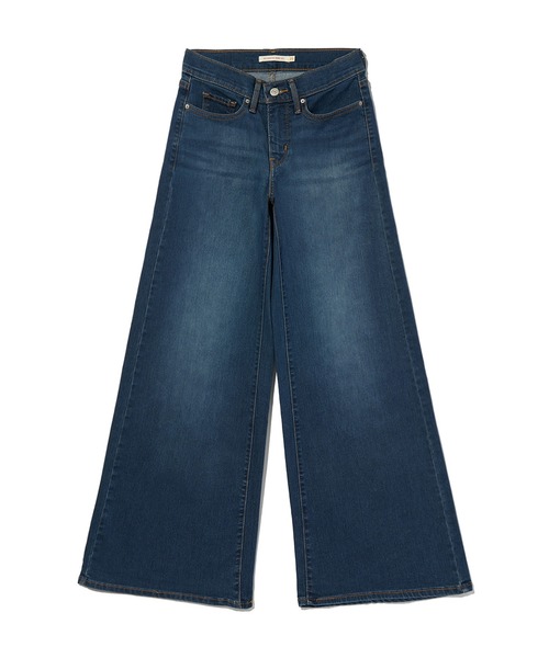 LEVI'S PREMIUM テーパードワイドパンツ ダークデニム Levi's（リーバイス） 318 SHAPING WIDE LEG Darkest Sky ワイド