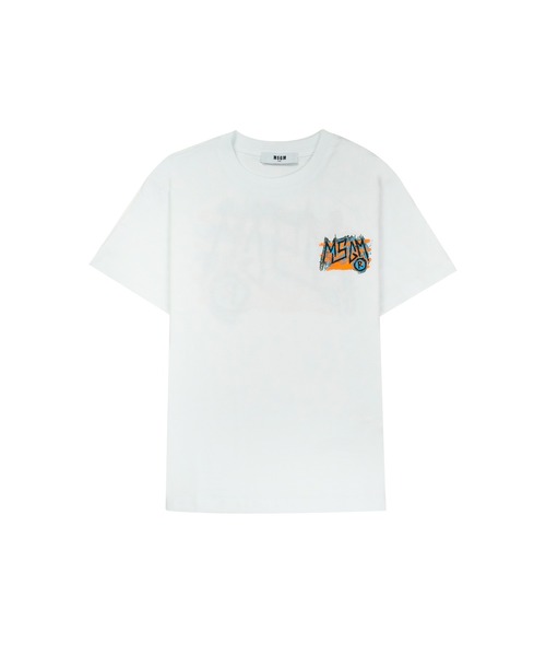 MSGM KIDS tシャツ MSGMメタルロゴTシャツ キッズ 子供服 男の子