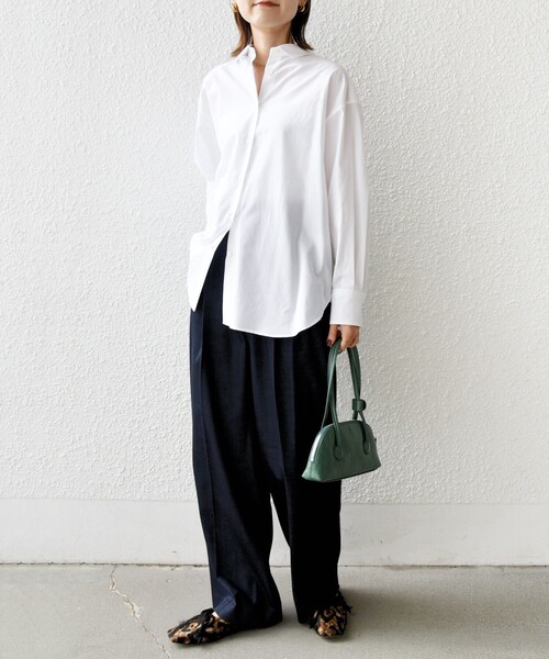 SHIPS（シップス） ブラウス シャツ SHIPS Primary Navy Label