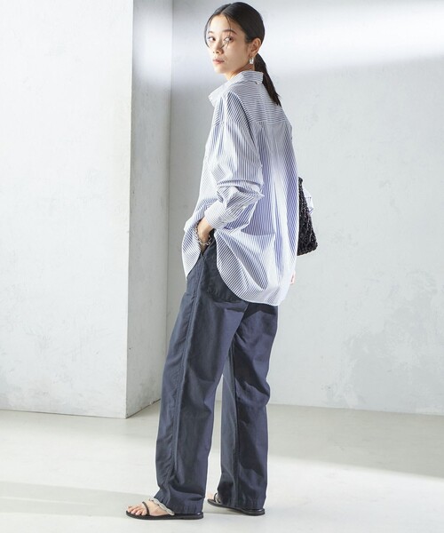 SHIPS（シップス） ブラウス シャツ SHIPS Primary Navy Label 