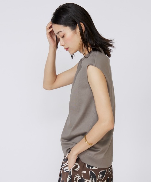 tシャツ 「接触冷感」フレンチスリーブカットソー レディース