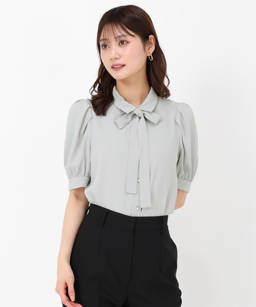 ミッシュマッシュ MISCH MASCH 2025SS 襟レースブラウス/MM528109 （WHITE） ミッシュマッシュ MISCH MASCH 2025SS 襟レースブラウス