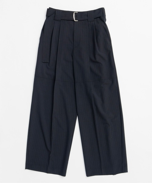 MAISON SPECIAL スラックス パンツ Two Tuck Barrel Trousers