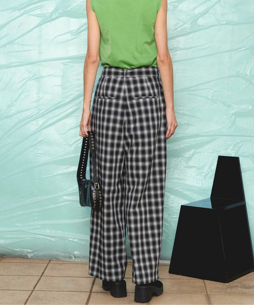 MAISON SPECIAL スラックス パンツ Two Tuck Barrel Trousers