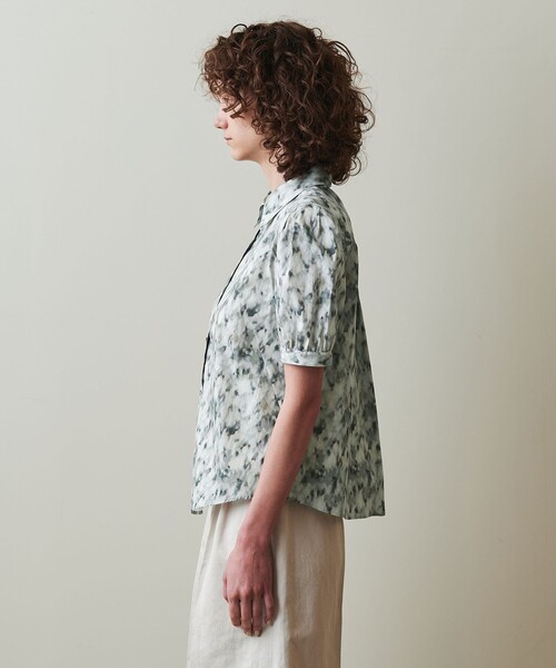 ブラウス シャツ 「Steven Alan」プリント パフスリーブ シャツ レディース STEVEN ALAN ブラウス シャツ 「Steven Alan」プリント