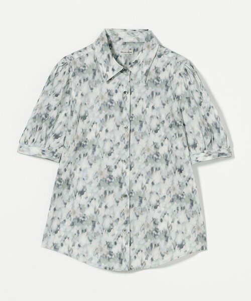 ブラウス シャツ 「Steven Alan」プリント パフスリーブ シャツ レディース STEVEN ALAN ブラウス シャツ 「Steven Alan」プリント