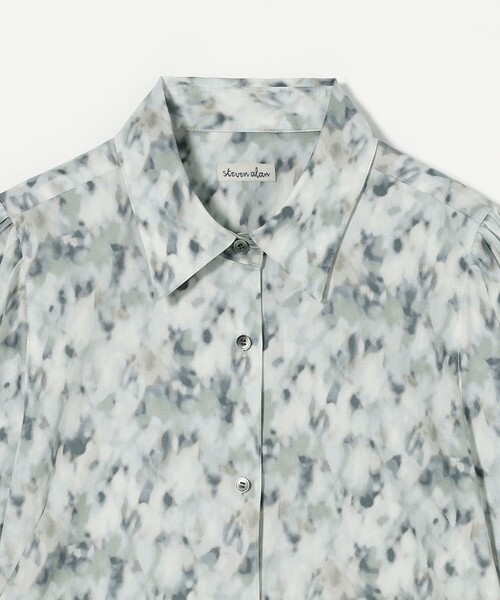 STEVEN ALAN ブラウス シャツ 「Steven Alan」プリント