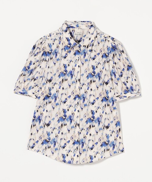 ブラウス シャツ 「Steven Alan」プリント パフスリーブ シャツ レディース STEVEN ALAN ブラウス シャツ 「Steven Alan」プリント