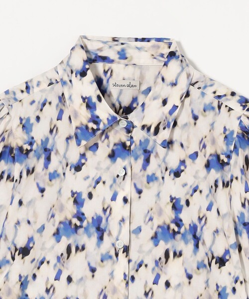 STEVEN ALAN ブラウス シャツ 「Steven Alan」プリント