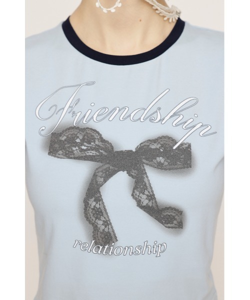 SLY tシャツ RIBBON COMPACT T/SH リボン コンパクト Tシャツ