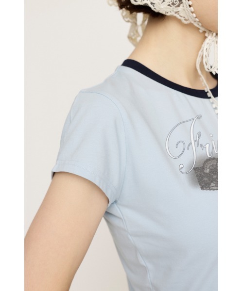 tシャツ RIBBON COMPACT T/SH リボン コンパクト Tシャツ レディース SLY tシャツ RIBBON COMPACT T/SH リボン コンパクト Tシャツ