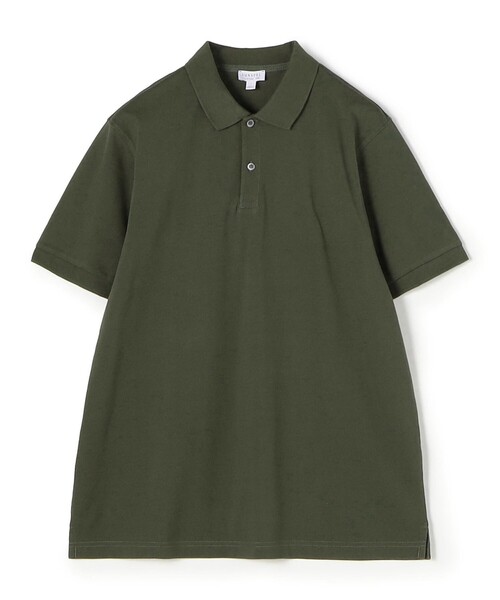 SUNSPEL ポロシャツ Lサイズ リヴィエラポロシャツ （Charcoal）| Sunspel