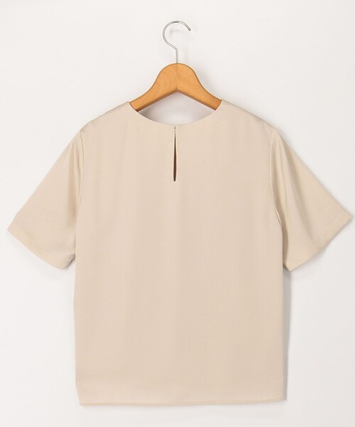 ブラウス シャツ オトナサテン半袖Tブラウス レディース NOLLEY'S ブラウス シャツ オトナサテンTブラウス レディース