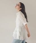 ブラウス シャツ 半袖 「daily CLIP...の詳細画像2
