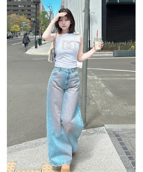 Darich ビッグリボンワンショルトップス レディース : ZOZOTOWN