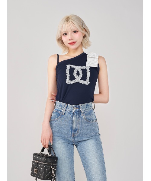新品未使用♡Darich ビッグリボンワンショルトップス ビッグリボンワンショルトップス（その他トップス）｜Darich