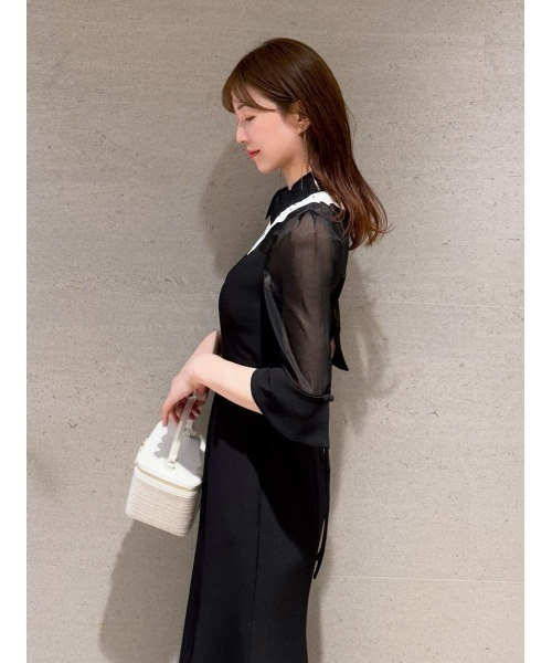 SNIDEL ワンピース ダブルカラーマーメイドドレス : ZOZOTOWN