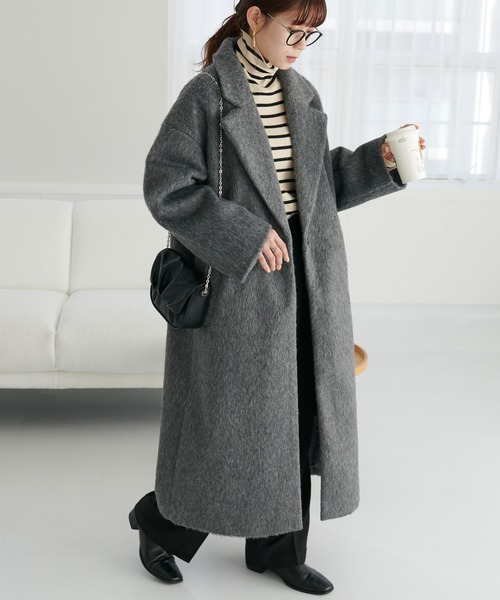 Discoat（ディスコート） チェスターコート FREE チャコールグレー