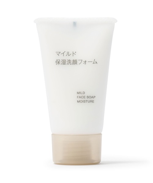 ともみ、洗顔料と保湿クリーム 無印良品（MUJI） 洗顔 マイルド保湿洗顔フォーム（携帯用） 30g