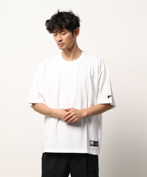 「Russell Athletic」 半袖Tシャツ 46 ホワイト メンズ