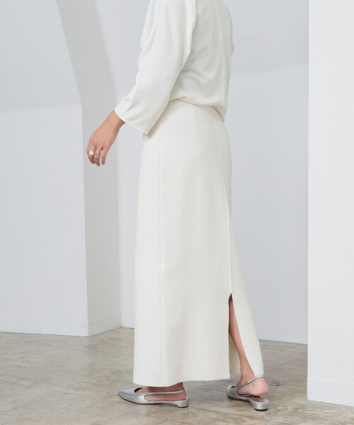 Demi-Luxe BEAMSシンプル タイト ニットスカート .M 新品未使用 Demi-Luxe BEAMS スカート シンプル タイト ニットスカート .M