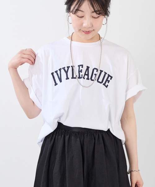 tシャツ IVYLEAGUE”ロゴT-shirt レディース MICA&DEAL tシャツ IVYLEAGUE”ロゴT-shirt レディース