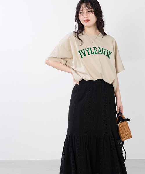 tシャツ IVYLEAGUE”ロゴT-shirt レディース MICA&DEAL tシャツ IVYLEAGUE”ロゴT-shirt レディース