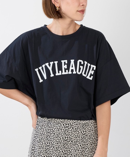 MICA&DEAL tシャツ IVYLEAGUE”ロゴT-shirt レディース