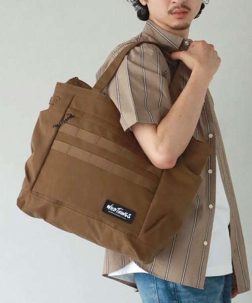 トートバッグ 「WILD THINGS/ワイルドシングス」インバッグ付き トートバッグ(容量：約20L) メンズ レディース