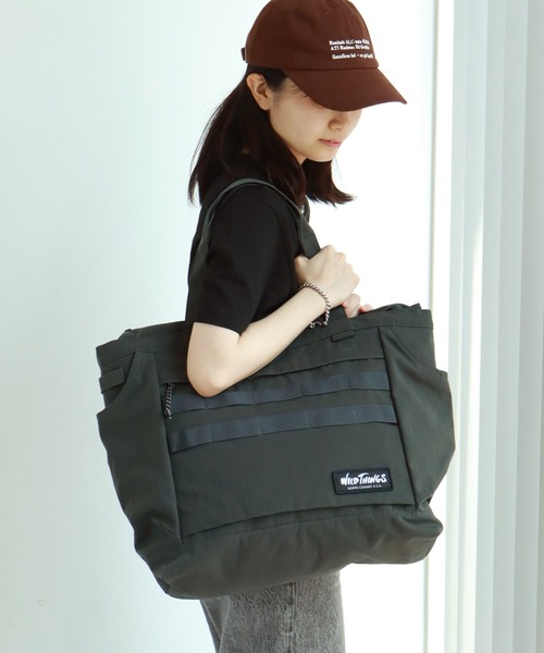 トートバッグ 「WILD THINGS/ワイルドシングス」インバッグ付き トートバッグ(容量：約20L) メンズ レディース