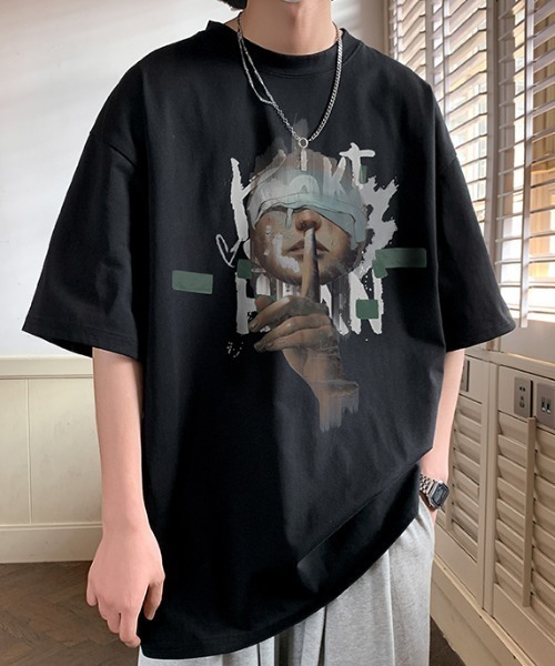 「MGV」 半袖Tシャツ MEDIUM ブラック メンズ