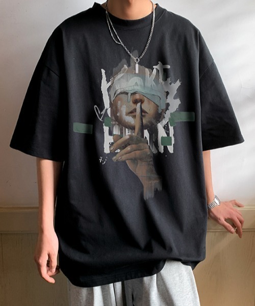 「MGV」 半袖Tシャツ MEDIUM ブラック メンズ