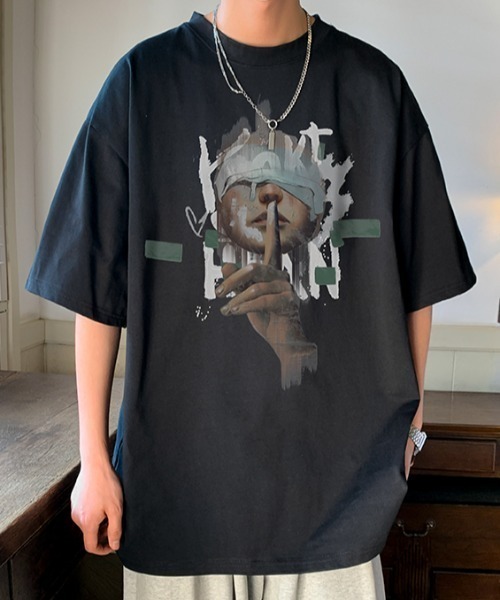 「MGV」 半袖Tシャツ MEDIUM ブラック メンズ