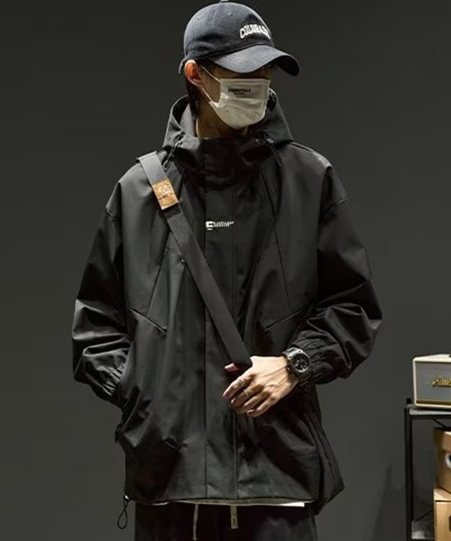 NEW GENTLEMAN マウンテンパーカー X-LARGE ブラック メンズ