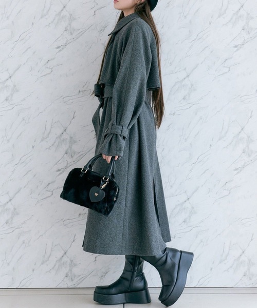 OLIVE des OLIVE（オリーブデオリーブ） ステンカラーコート コート
