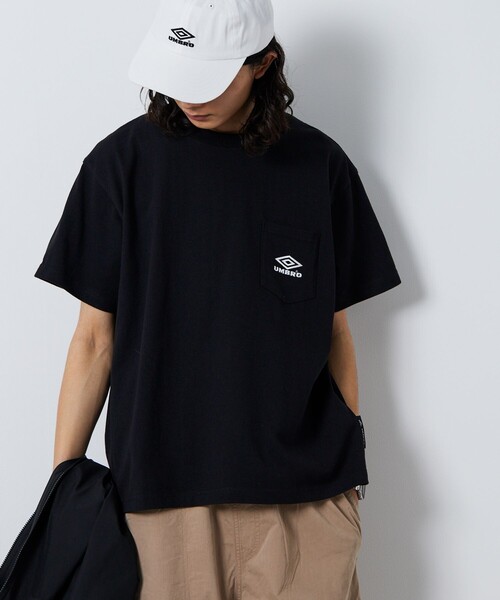 umbro シャツ Lサイズ 青/黒 umbro 「UMBRO」 半袖Tシャツ LARGE ブラック メンズ : ZOZOTOWN