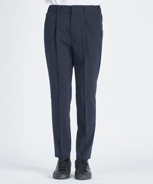 CLEL バックブラッシュドTR フレアスラックスM CLEL スラックス 「CLEL」TR Loose HAKAMA Pants ＆ Rope Belt