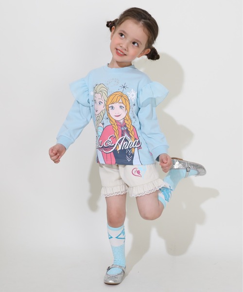Disney（ディズニー） tシャツ プリンセス / ラメロンT 0770K キッズ