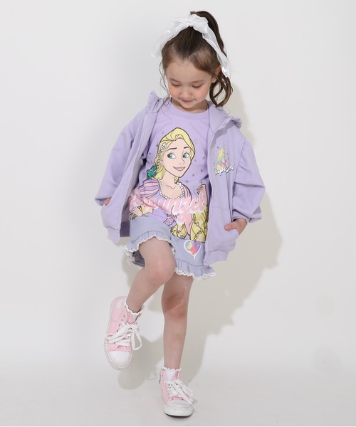 Disney（ディズニー） tシャツ プリンセス / ラメロンT 0770K キッズ