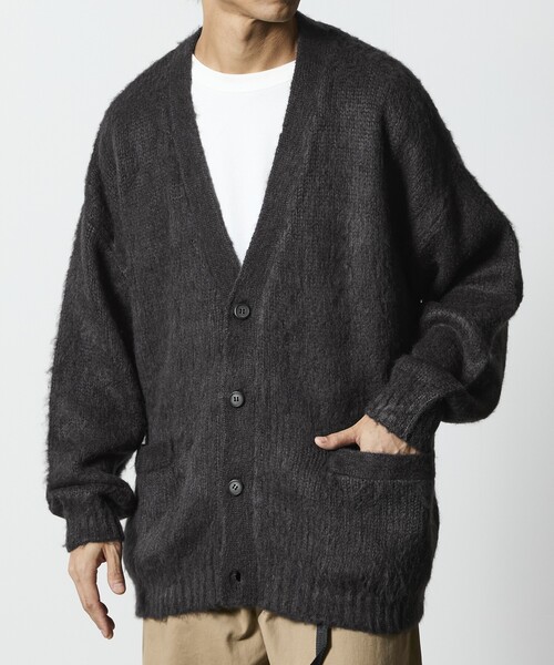 カーディガン 限定展開 Relax Fit リラックスフィット シャギーニット ルーズカーディガン メンズ | FREAK'S STORE | 18