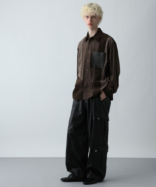 HARE 2way レザーカーゴパンツ HARE（ハレ） カーゴパンツ 「SET UP対応」LUXEレザーカーゴパンツ