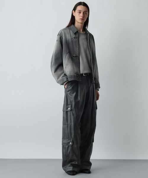 【 HARE 】 LUXEレザーカーゴパンツ HARE（ハレ） カーゴパンツ 「SET UP対応」LUXEレザーカーゴパンツ
