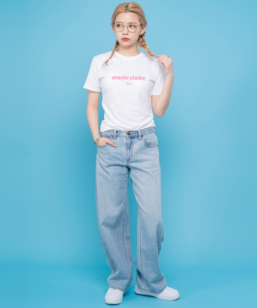「marie claire bis」 半袖Tシャツ M ブラック レディース_画像5