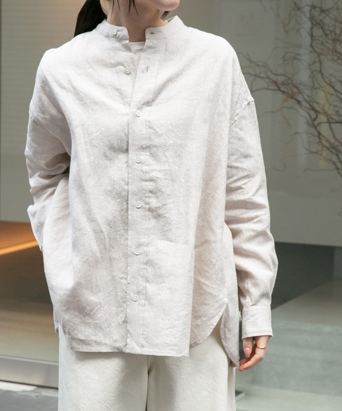 「FORK&SPOON」 長袖シャツ 1 ホワイト系その他 レディース_画像2