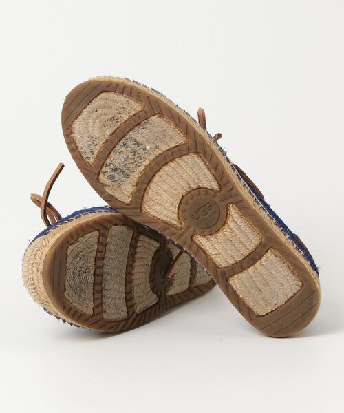 「UGG」 エスパドリーユ 23cm ブルー レディースの画像