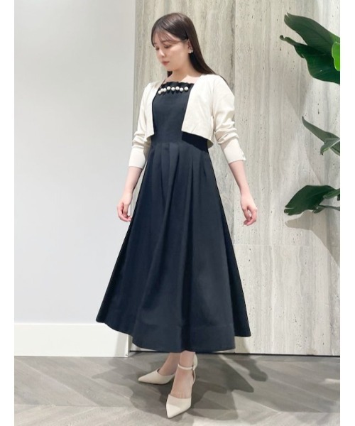 ✨新品タグ付✨セルフポートレート ノースリーブ ワンピース Sサイズ CELFORD（セルフォード） ノースリーブワンピース 38 グレー