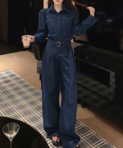 FAVORITO セットアップ デニムセットアップ レディース : ZOZOTOWN