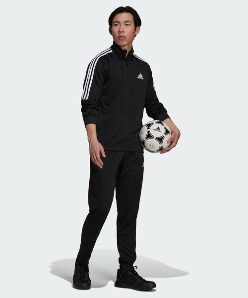 【シンプルおしゃ】adidas セットアップ L 黒 adidas（アディダス） セットアップジャージ SMALL ブラック メンズ