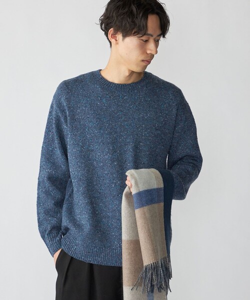SHIPS（シップス） マフラー SHIPS: カシミヤ ダブルフェイス チェック